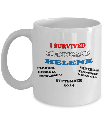 Survived Hurricane Helene Six States Coffee Mug