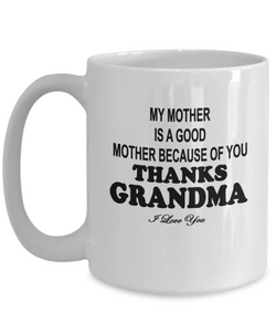 Thanks Grandma I Love You Coffee Mug