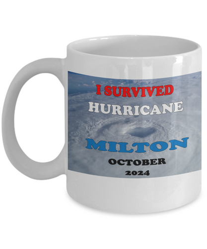 Survived Hurricane Milton RWB Coffee Mug