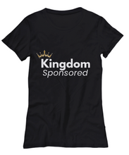 Women's Kingdom Sponsored Black T Shirt