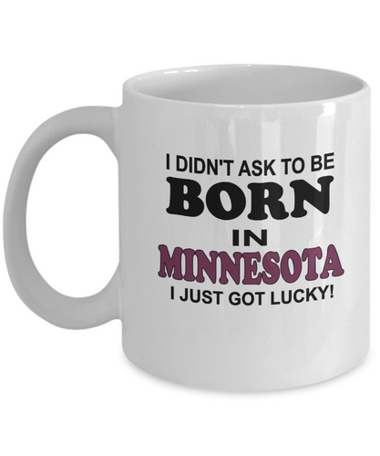 Born In Minnesota Lucky Coffee Mug