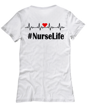 Women's Nurse Life Red Heart T-Shirt