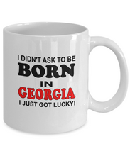 Born In Georgia Lucky Coffee Mug