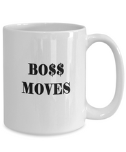 Boss Moves Coffee Mug BW