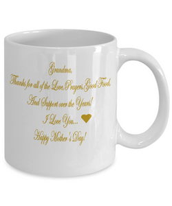 Grandma I Love You Coffee Mug