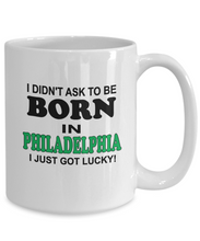 Born In Philadelphia Lucky Coffee Mug