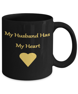 My Husband Has My Heart Coffee Mug