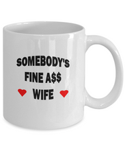 Somebody's Fine Ass Wife With Hearts Coffee Mug