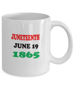 Juneteenth 1865 Coffee Mug RBG