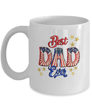 Best Dad Ever Stars And Stripes Coffee Mug