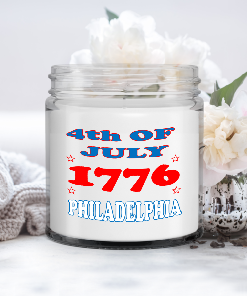 4th Of July 1776 Candle