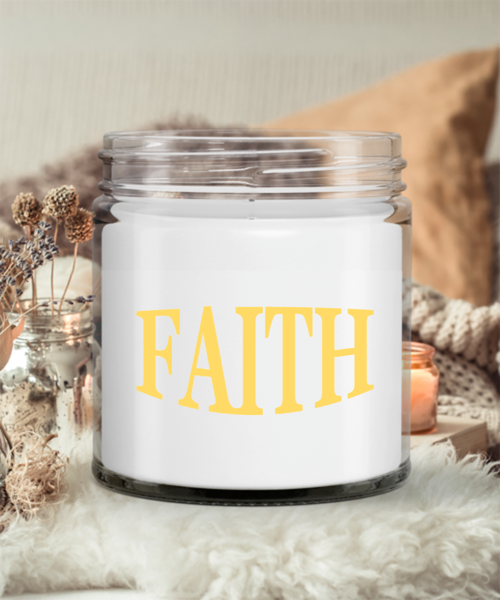 Faith Vanilla Scented Candle