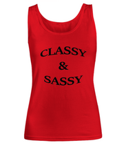 Women's Classy & Sassy Tank Top Shirt