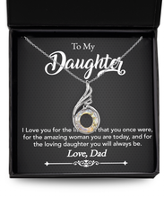 Daughter From Dad Always Rising Phoenix Necklace BWBG