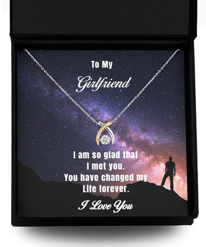 Girlfriend Forever Wishbone Necklace