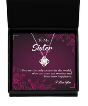 Sister Love Knot Rose Happiness Necklace BBG