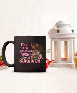 Breast Cancer Survivor I Won Coffee Mug
