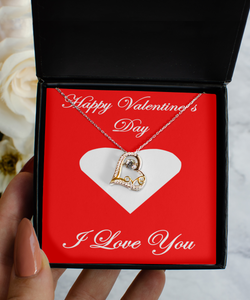 Valentine's Day Love Heart Necklace