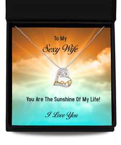 Sexy Wife Sunshine Love Heart Necklace