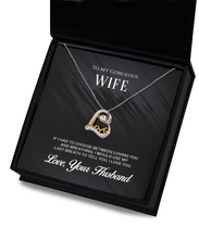Wife Last Breath Love Heart Necklace