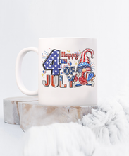 Happy Fourth Of July Red White Blue Coffee Mug