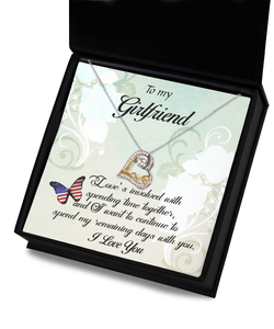 Girlfriend Love Heart Remaining Days Necklace