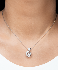 Sister Heart Knot Happiness Necklace BBG