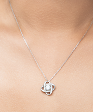 Mom Love Knot Rose Happiness Necklace BBG