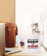 Born In Alabama Lucky Coffee Mug