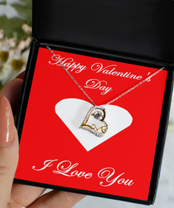 Valentine's Day Love Heart Necklace