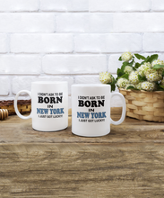 Born In New York Lucky Coffee Mug